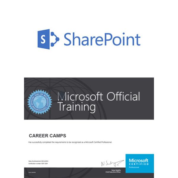 MCSE Productivity SharePoint 2016 Administrator Certification Camp