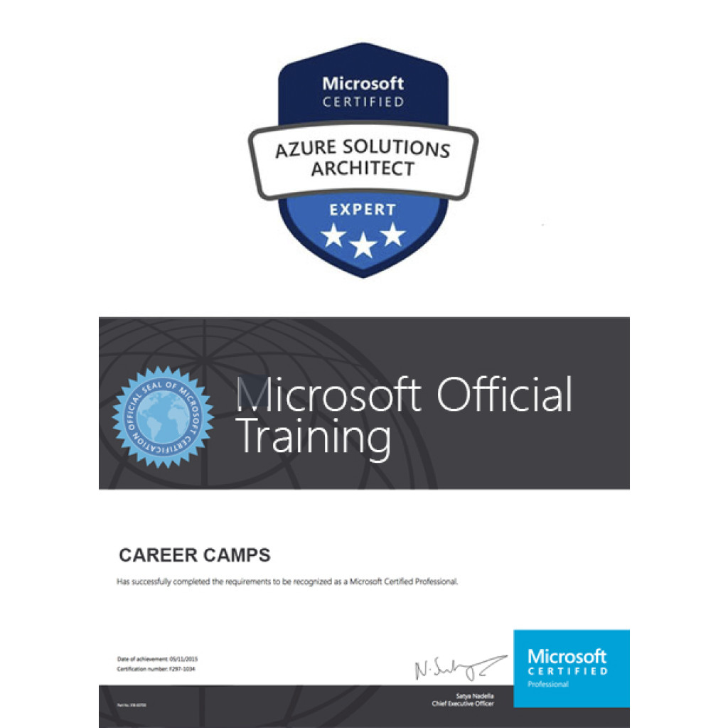 Microsoft Azure Administrator and Azure Solutions Architect Certification Training