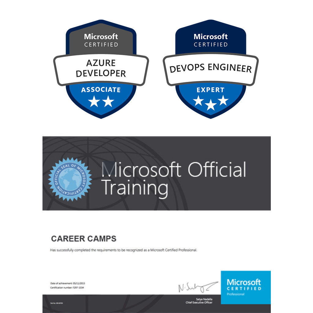 MCA Microsoft Azure Developer w/ MCE Azure DevOps COMBO Certification ...