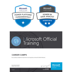 power bi data analyst + power platform fundamentals