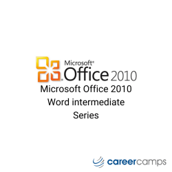 Microsoft Office 2010 Word intermediate Series