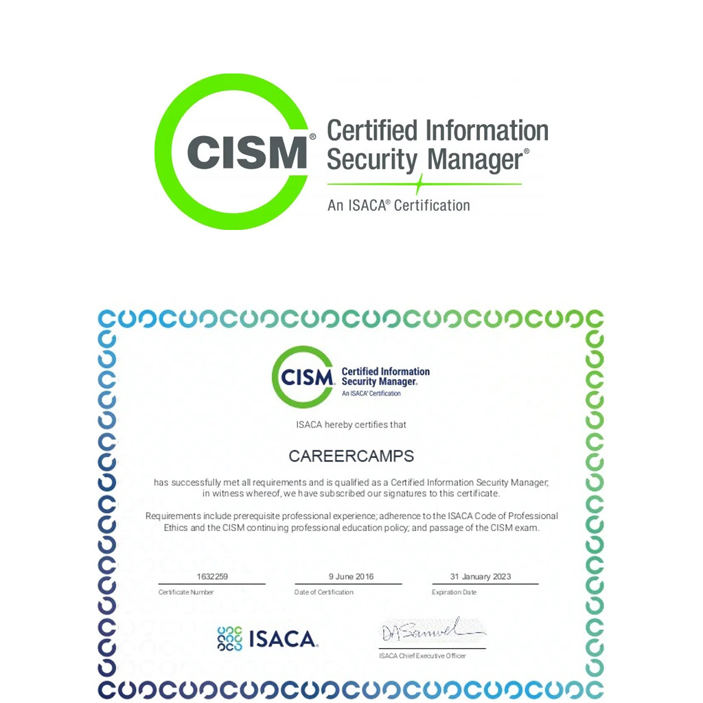 ISACA CISM Certification Camp